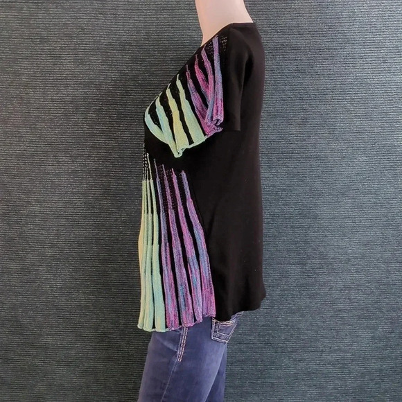 Adore Colorful Loose Knit Top - Picture 6 of 16